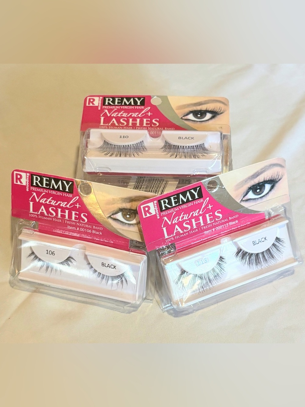 Remy Natural+ 100% Real Eye Lashes